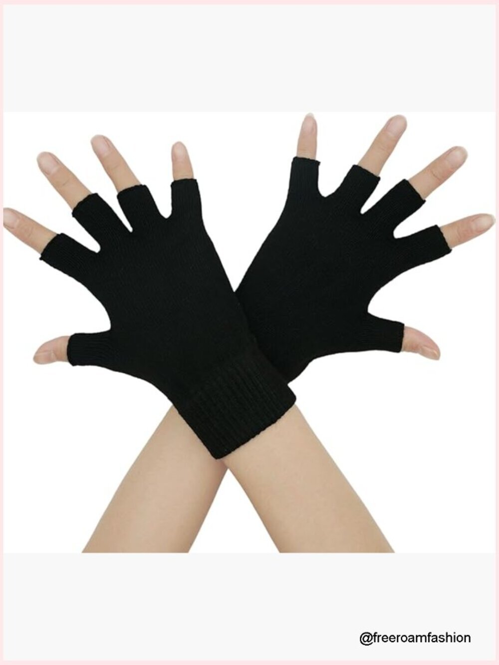 Cashmere Fingerless Gloves – Soft Thermal Hand Warmers